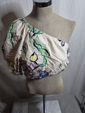 a new day White Crop Top